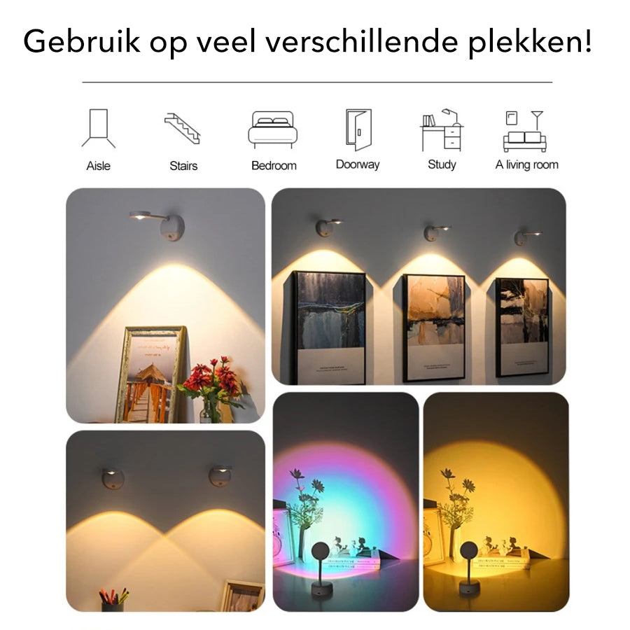 Gallery Light - Applique murale sans fil rechargeable et tactile