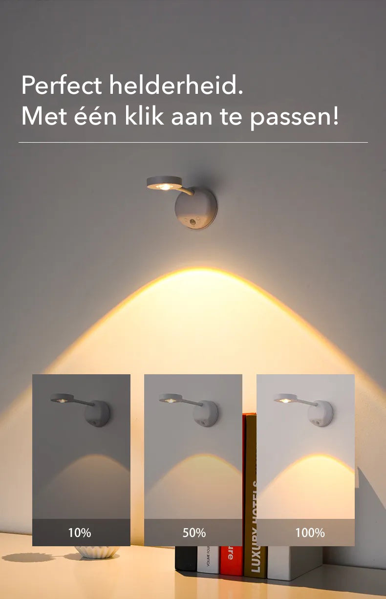 Gallery Light - Applique murale sans fil rechargeable et tactile