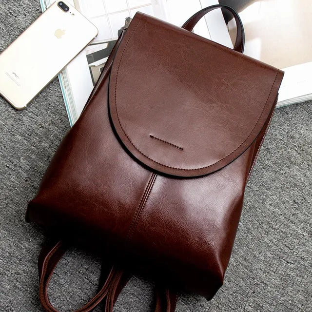 UrbanChic Backpack - Sac À Dos Cuir Tendance Femme