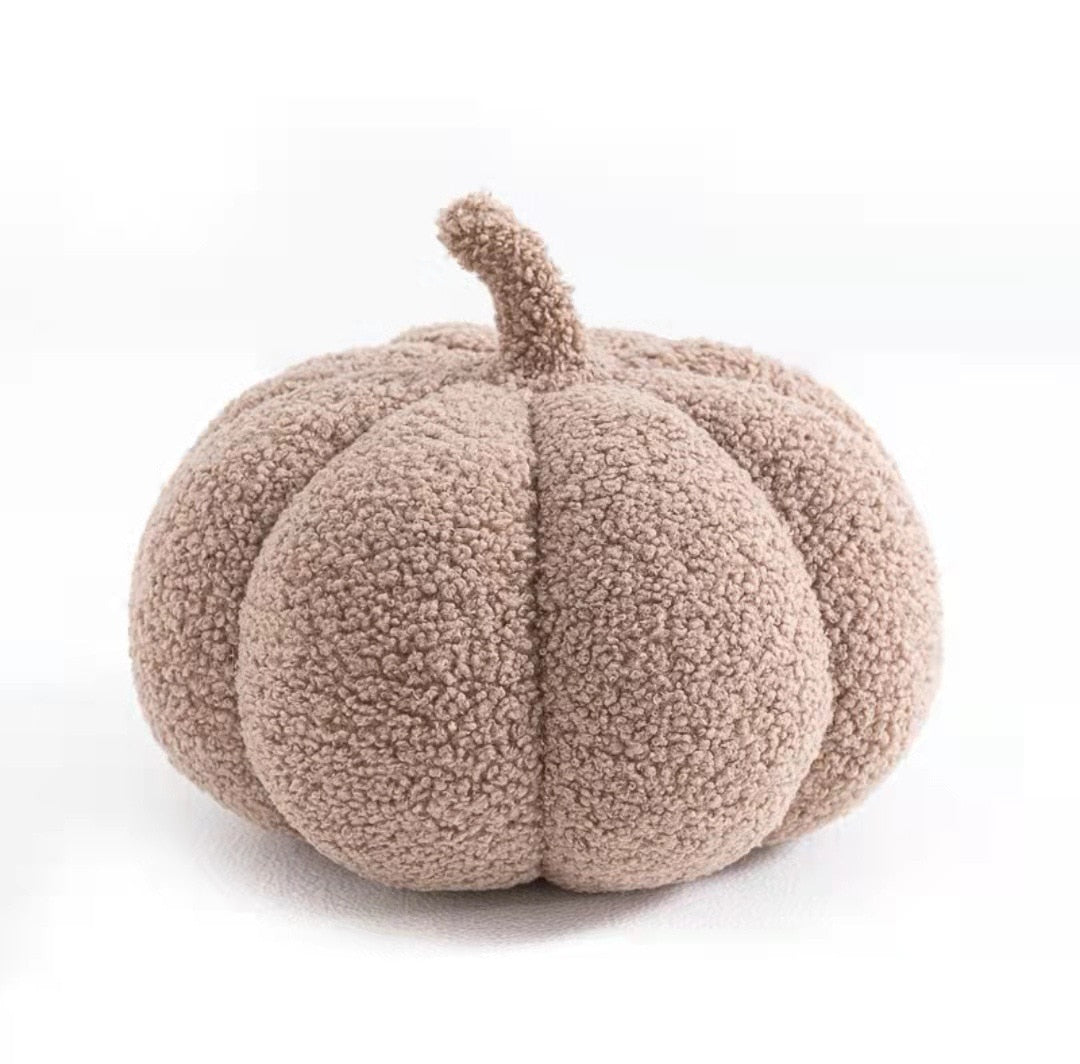 CozyPumpkin - Coussin Citrouille en Peluche pour une Déco d'Automne Chaleureuse