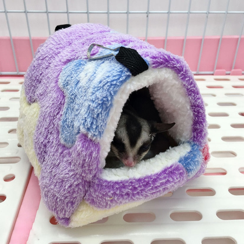 HarryHamster - Maison Hamster Douce avec Hamac