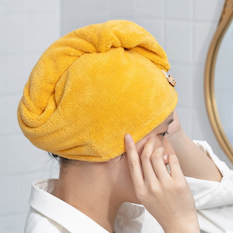 MagicTowel - Serviette Cheveux Microfibre Absorbante