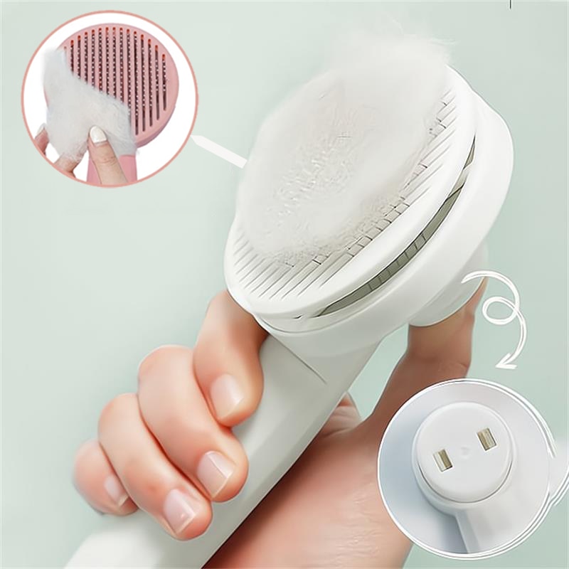 SelfClean - Brosse Autonettoyante Innovante pour Chats