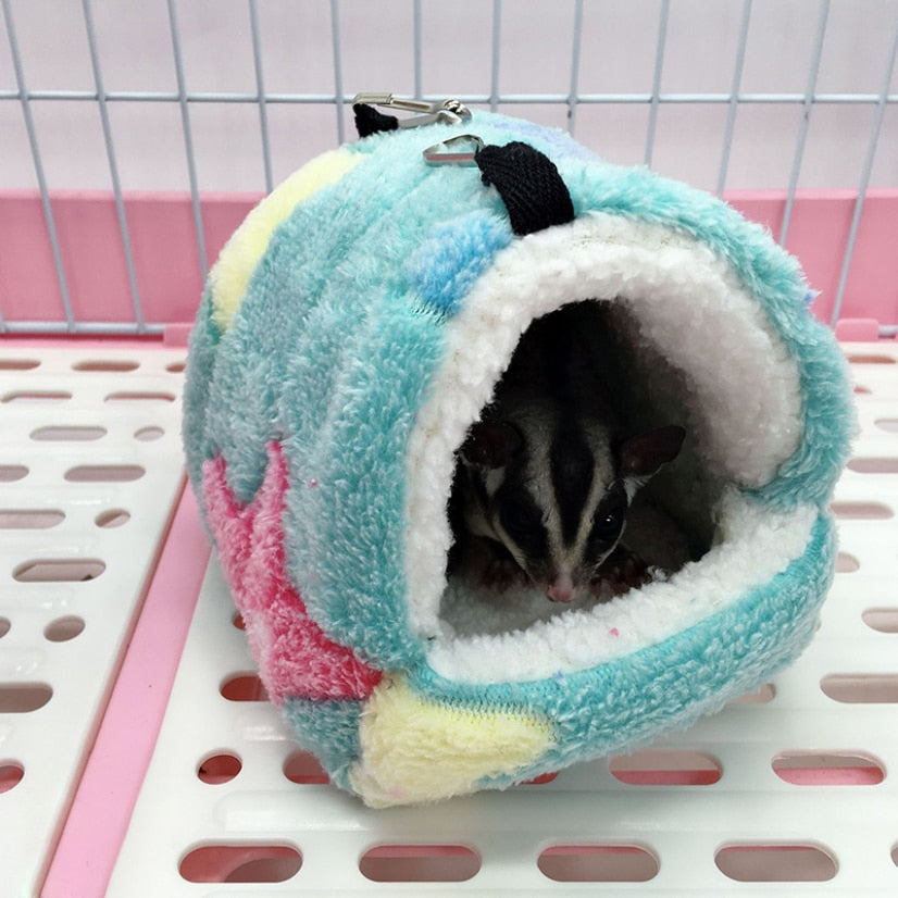 HarryHamster - Maison Hamster Douce avec Hamac