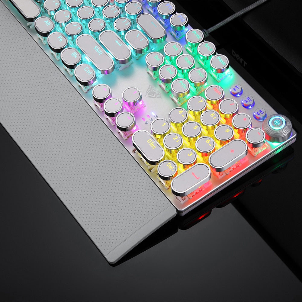 PunkType Mechanical Keyboard - Typage Rapide et Stylé