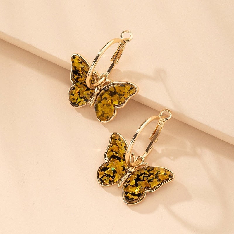 Elara - Boucles d'oreilles papillon élégantes