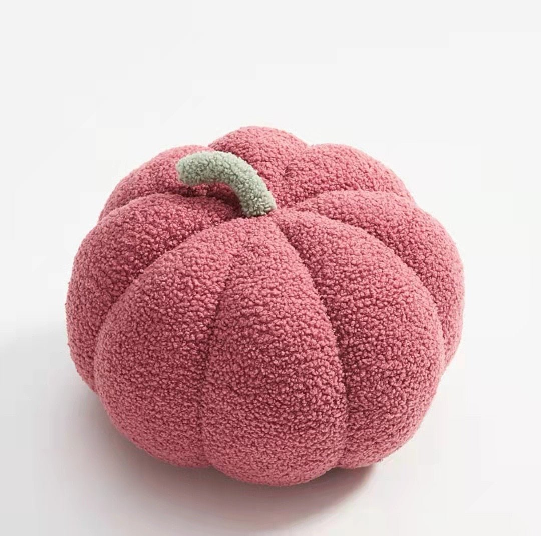 CozyPumpkin - Coussin Citrouille en Peluche pour une Déco d'Automne Chaleureuse