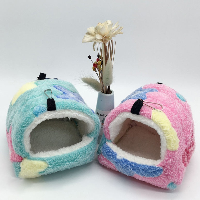 HarryHamster - Maison Hamster Douce avec Hamac