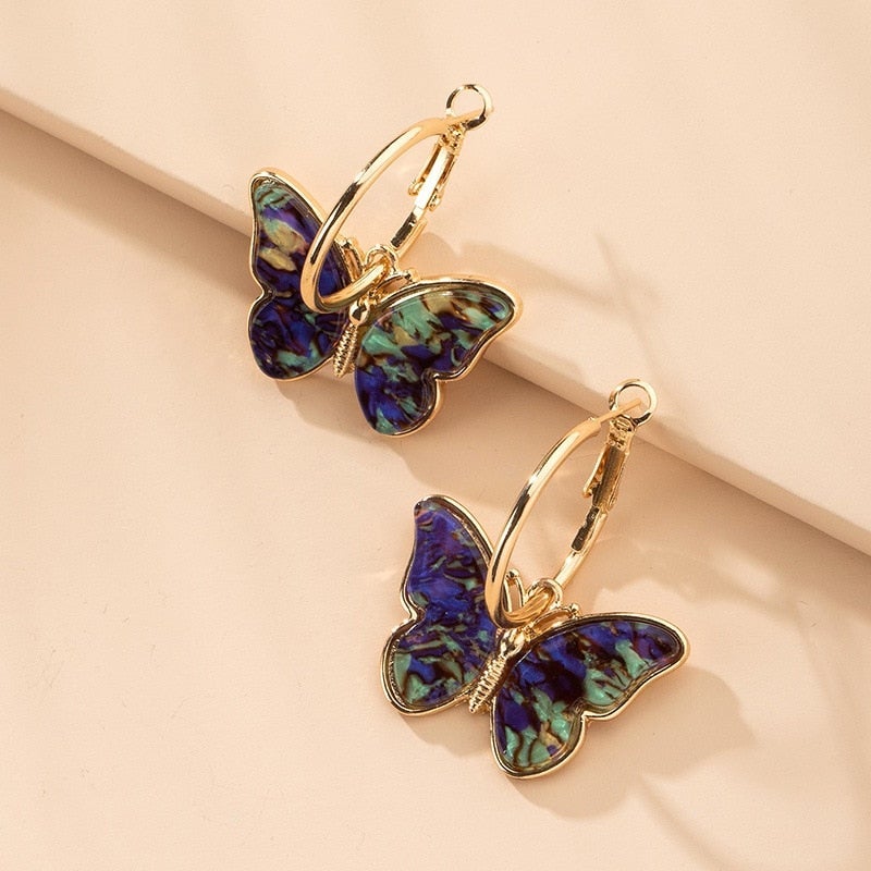 Elara - Boucles d'oreilles papillon élégantes