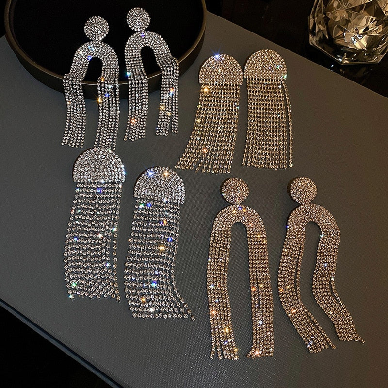 Boucles d'Oreilles Statement Luxe - Acier Inox