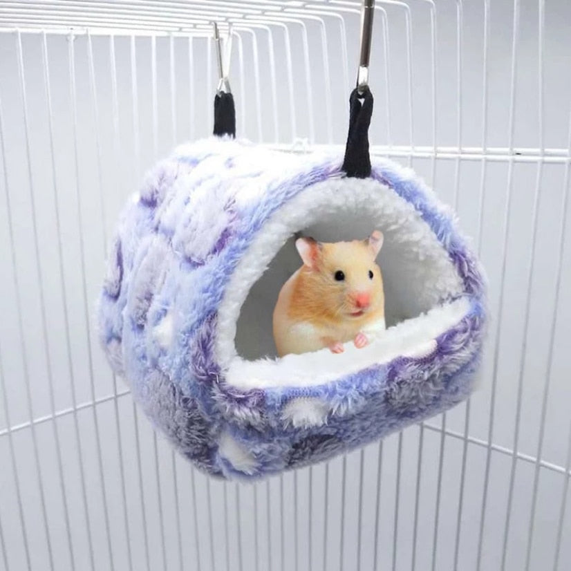HarryHamster - Maison Hamster Douce avec Hamac