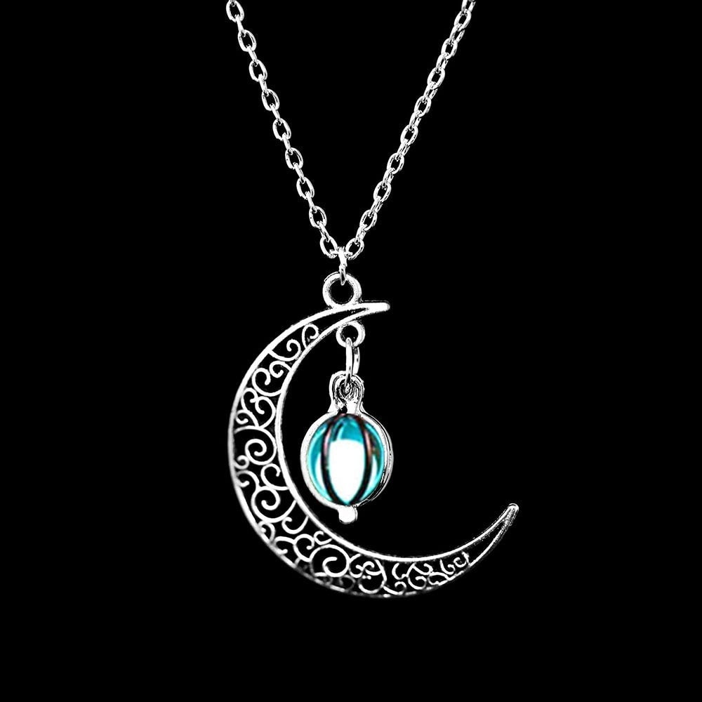 Lunara - Collier lumière de lune mystique élégant