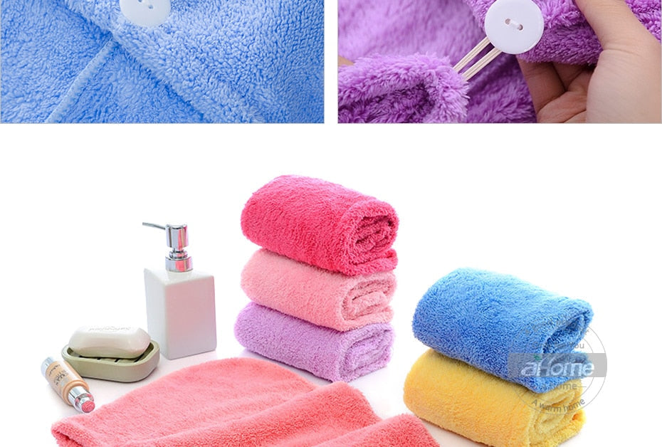 MagicTowel - Serviette Cheveux Microfibre Absorbante