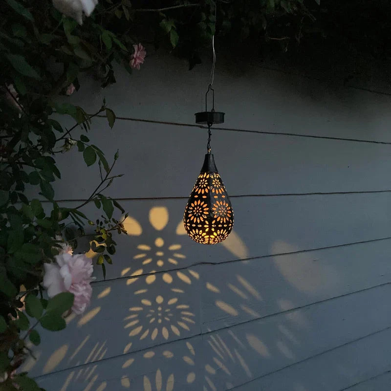 Solar Lichtdruppel - Lampe solaire de jardin en forme de goutte