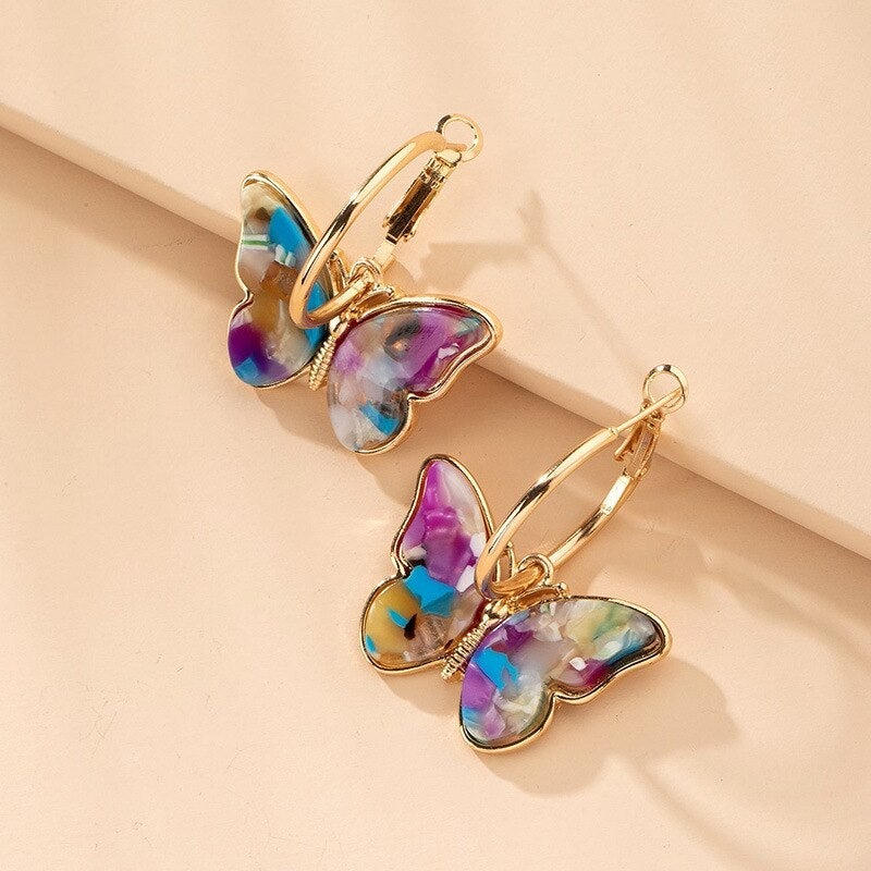 Elara - Boucles d'oreilles papillon élégantes