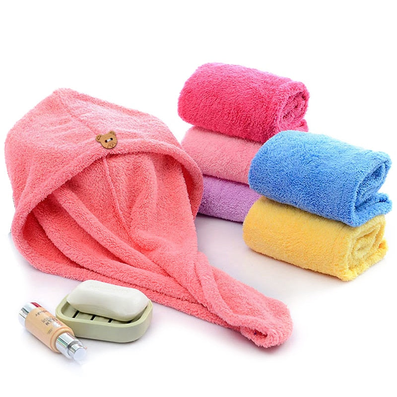 MagicTowel - Serviette Cheveux Microfibre Absorbante