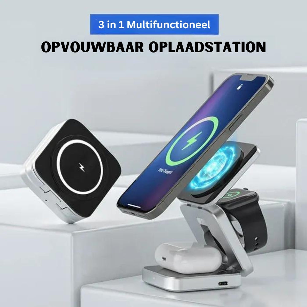 Infinite Power - Chargeur Sans Fil 3-en-1 Smartphones