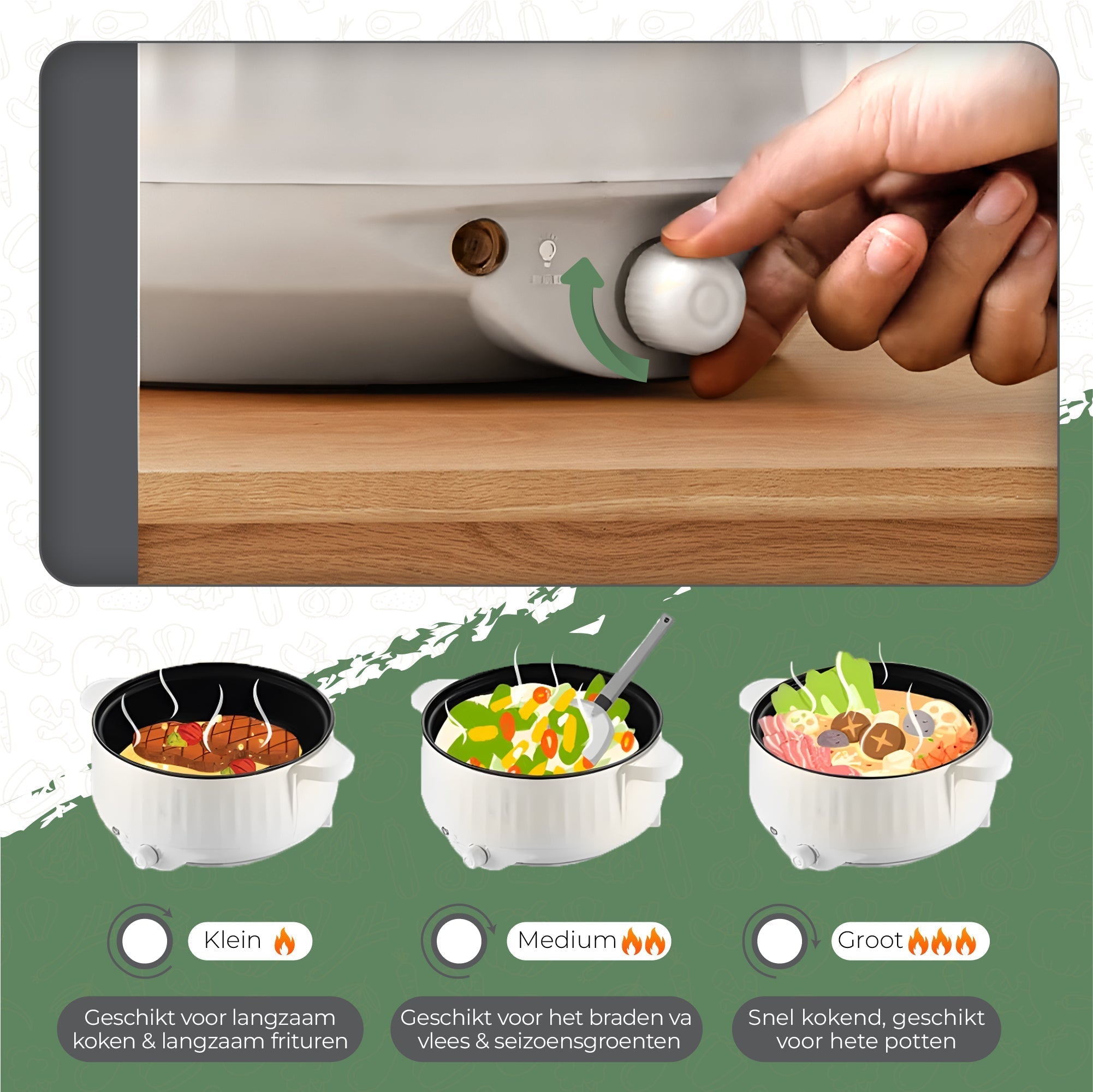 FlexiCooker - Multicuiseur électrique élégant pour cuisiner au quotidien
