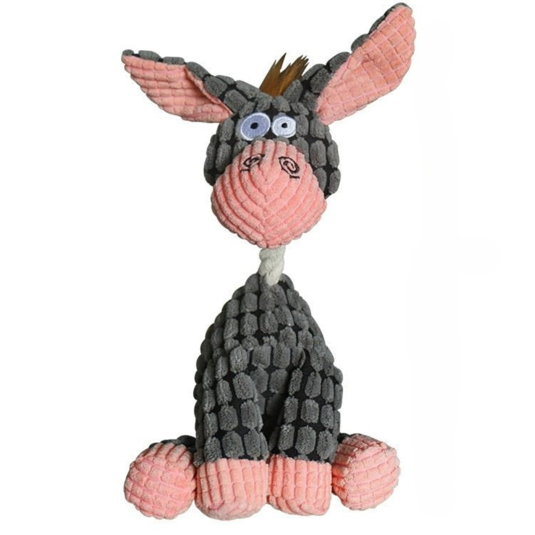 Jouet Pour Chien | Ensemble Résistant en Peluche avec Animaux Ludiques | Idéal pour Mordeurs Actifs 0