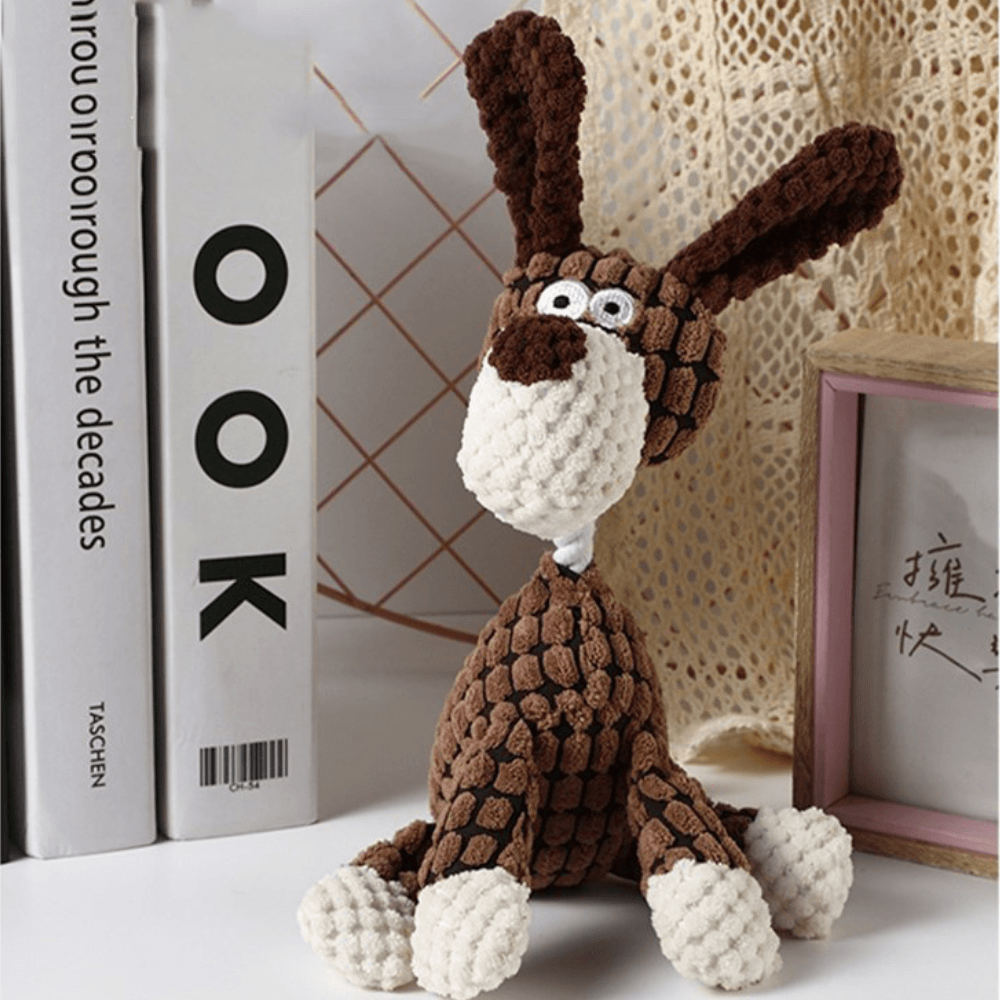 Jouet Pour Chien | Ensemble Résistant en Peluche avec Animaux Ludiques | Idéal pour Mordeurs Actifs 1