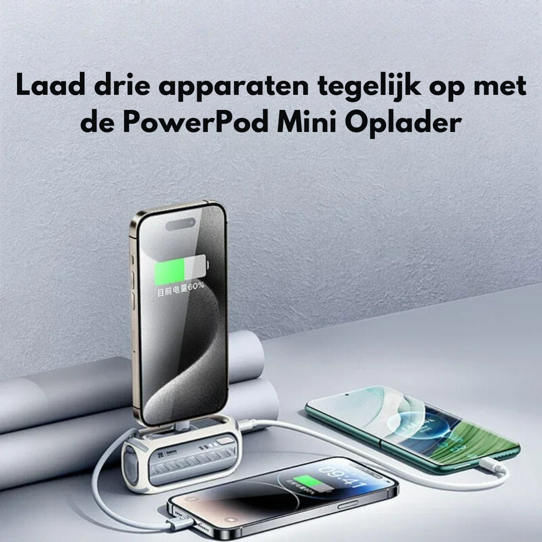 CompactCharge - Powerbank Portable Compacte 10 000 mAh
