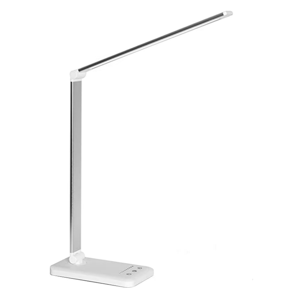 Lampe de Bureau LED Design avec Port USB et 5 Modes d'Éclairage | Éclairage Confortable pour un Espace de Travail Optimal 5