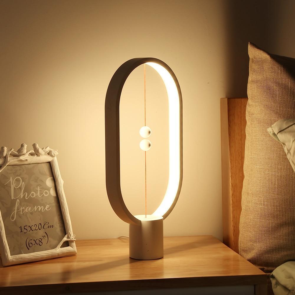 Lampe de Table en Bois de Hêtre LED avec Interrupteur Magnétique ? Éclairage Doux et Élégant pour Votre Intérieur 4