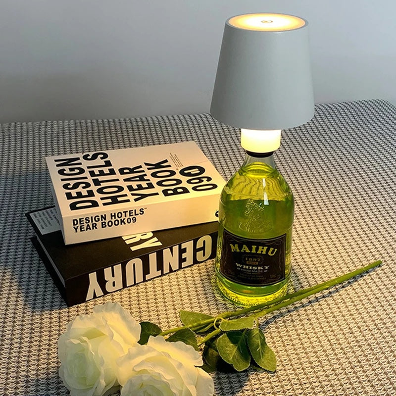 Bottlelight - Lampe de bouteille LED sans fil rechargeable