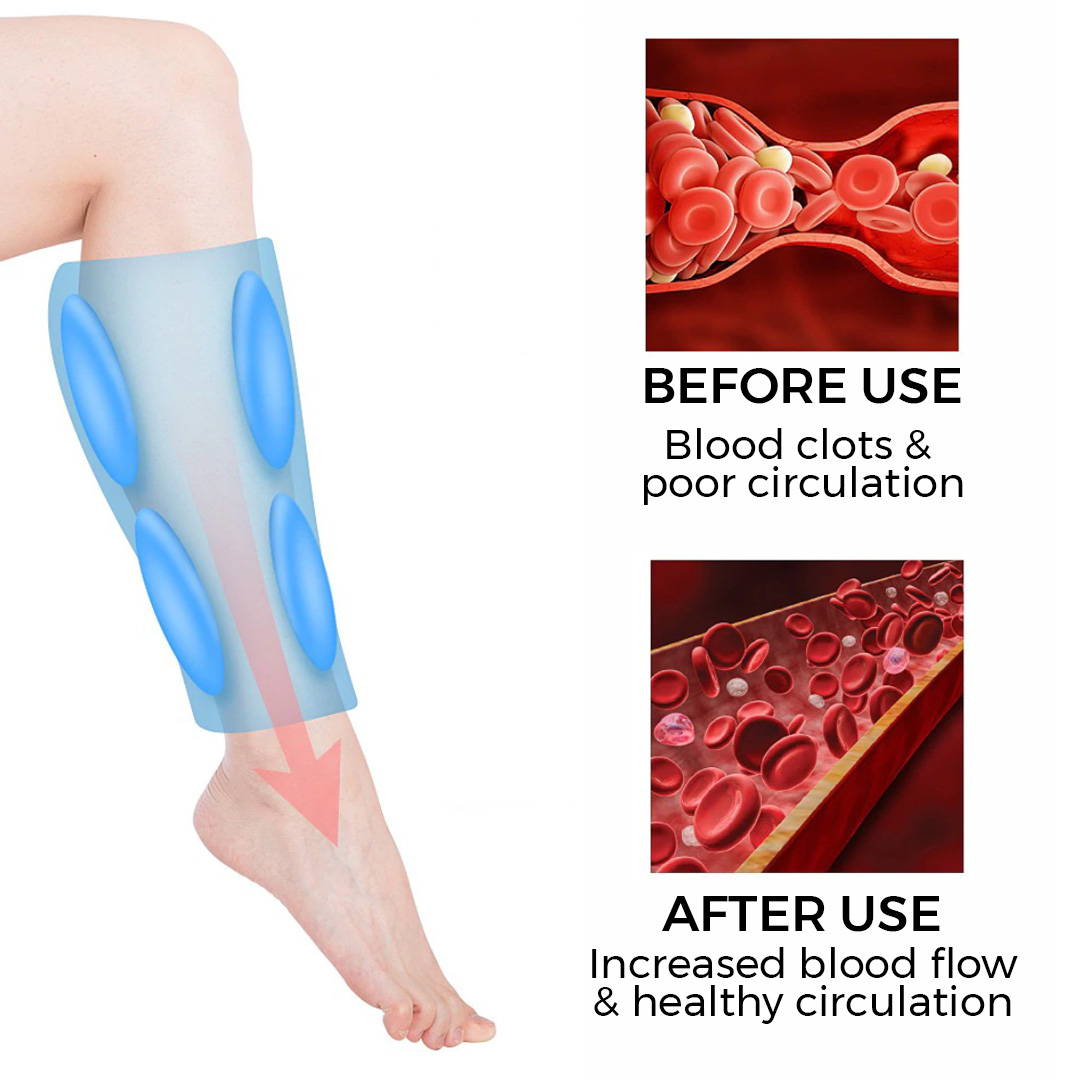 LegEase - Masseur Jambes Sans Fil Confort Optimal