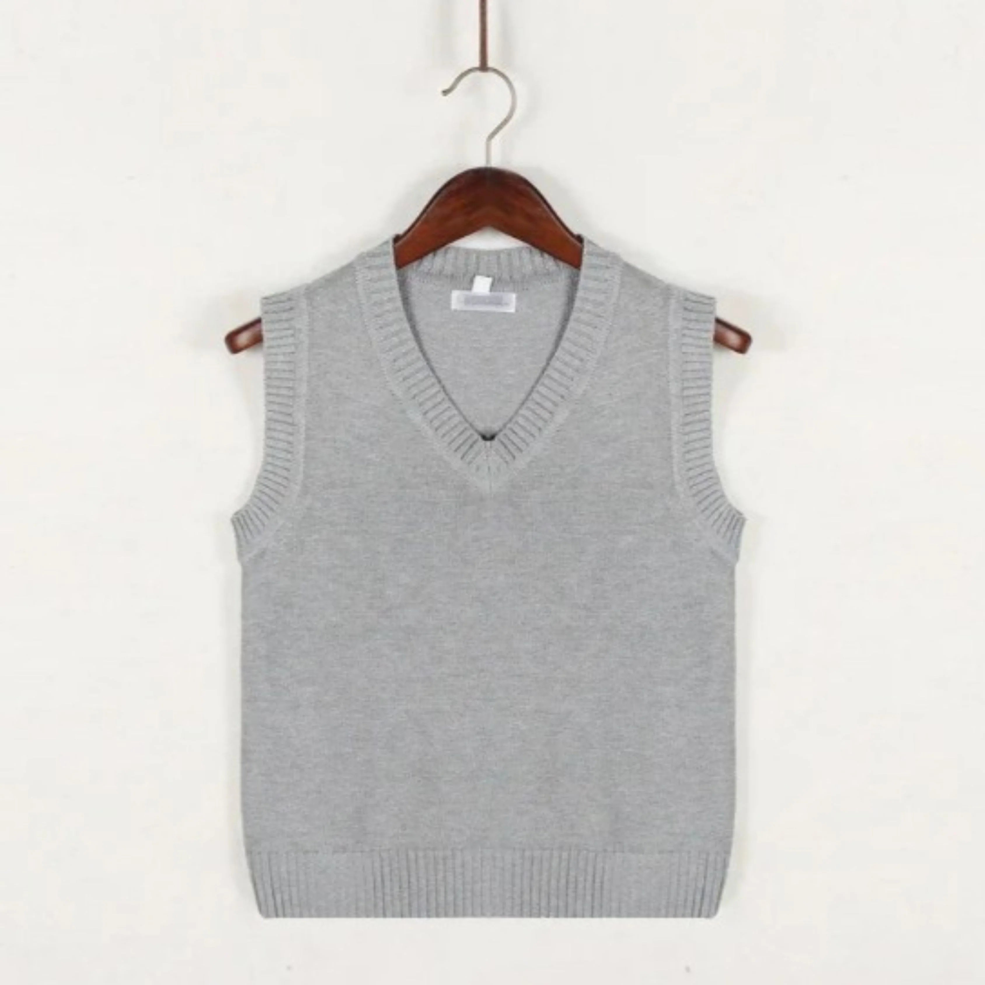 Liam | Élégant Gilet Sans Manches Pour Homme En Tricot Épais 3