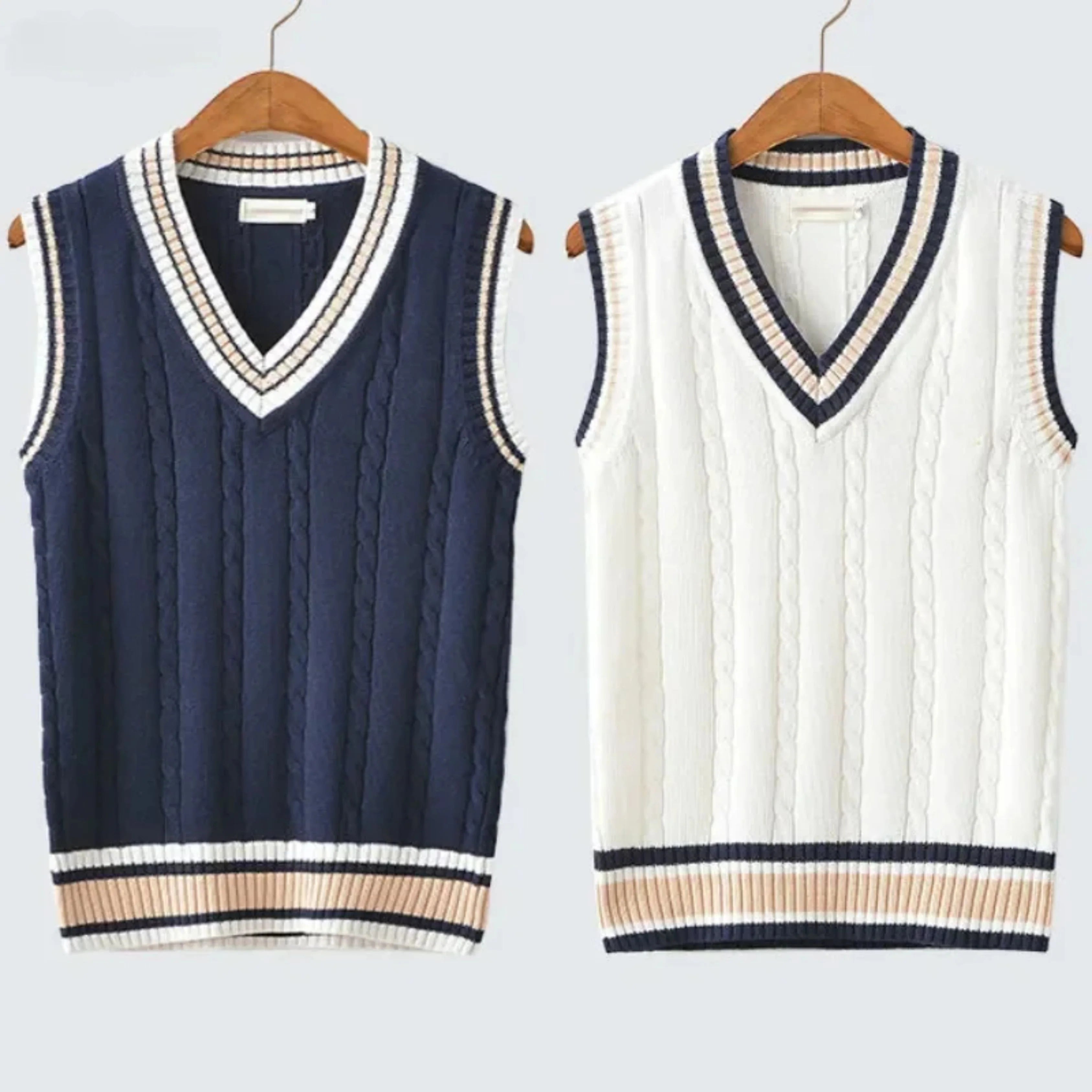 Liam | Élégant Gilet Sans Manches Pour Homme En Tricot Épais 7