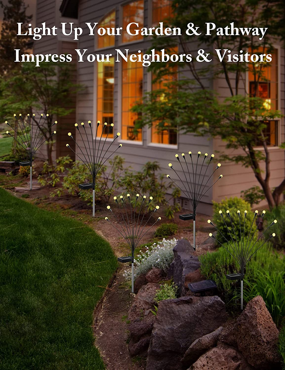 LuciolesSolaires | Charmantes Lumières LED Étoilées pour Jardin 2