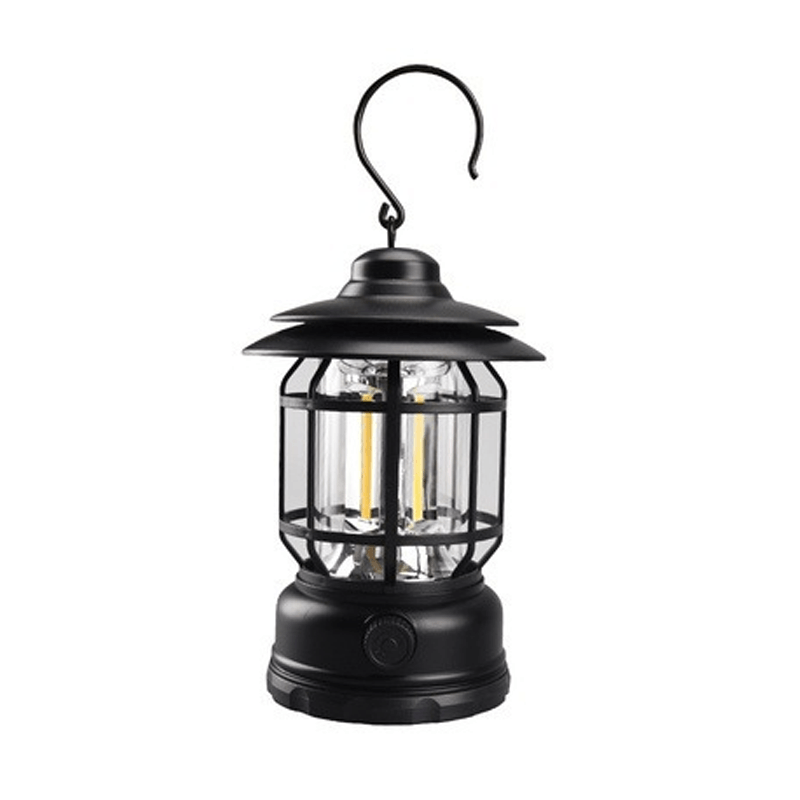 LumenVintage | Élégante Lampe de Camping Rétro Portable 10
