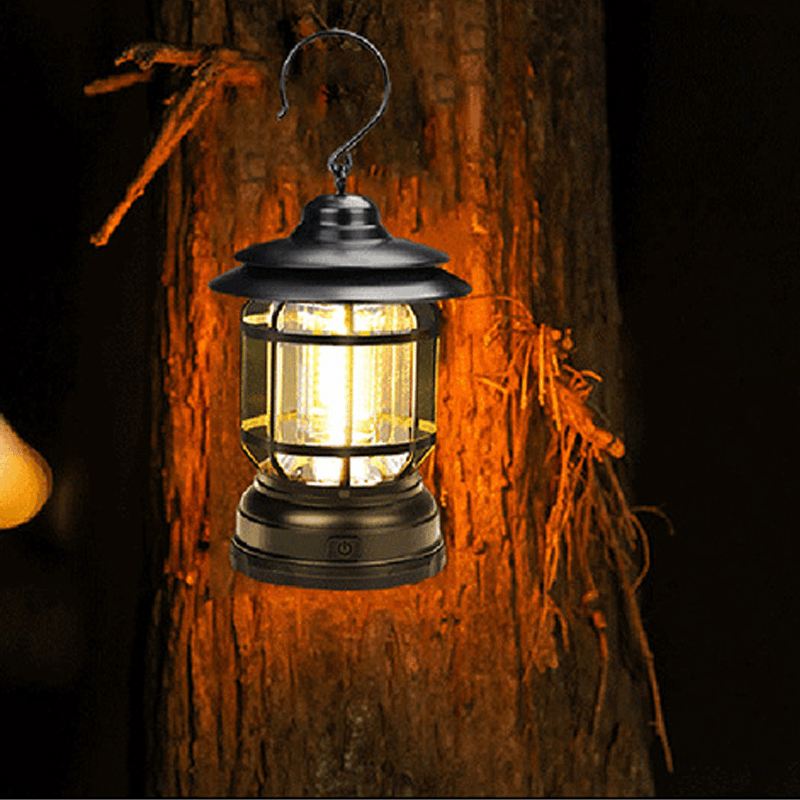 LumenVintage | Élégante Lampe de Camping Rétro Portable 7