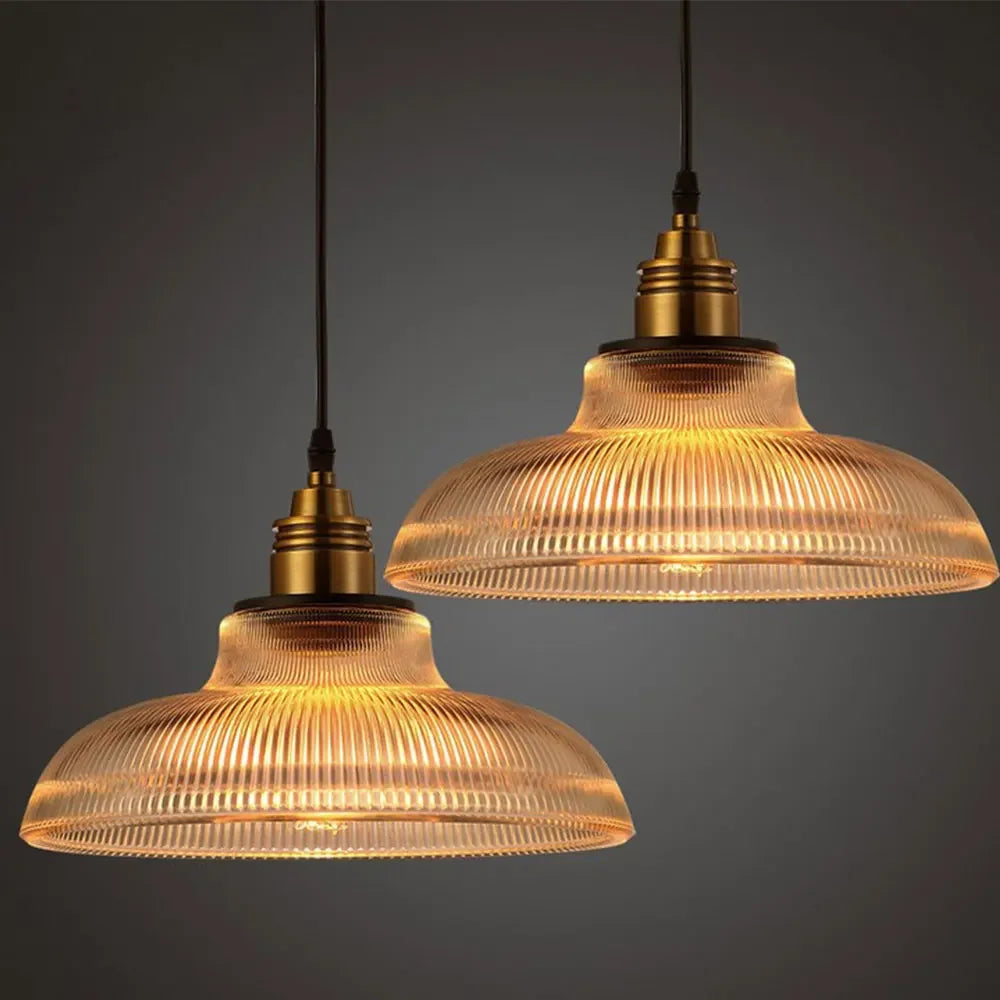 LumiAura | Élégante Suspension Verre Vintage Scandinave Luminaire 0