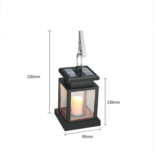 LumiNova | Élégante Lanterne Extérieure Résistante aux Intempéries 3