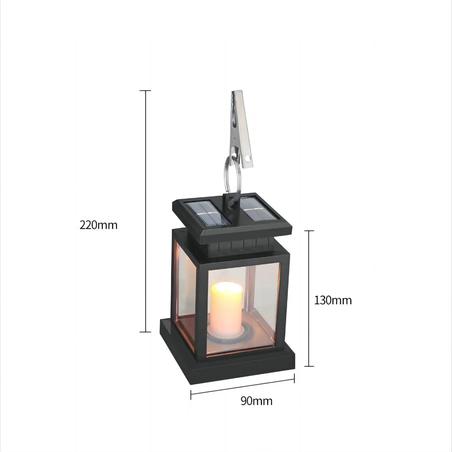 LumiNova | Élégante Lanterne Extérieure Résistante aux Intempéries 6