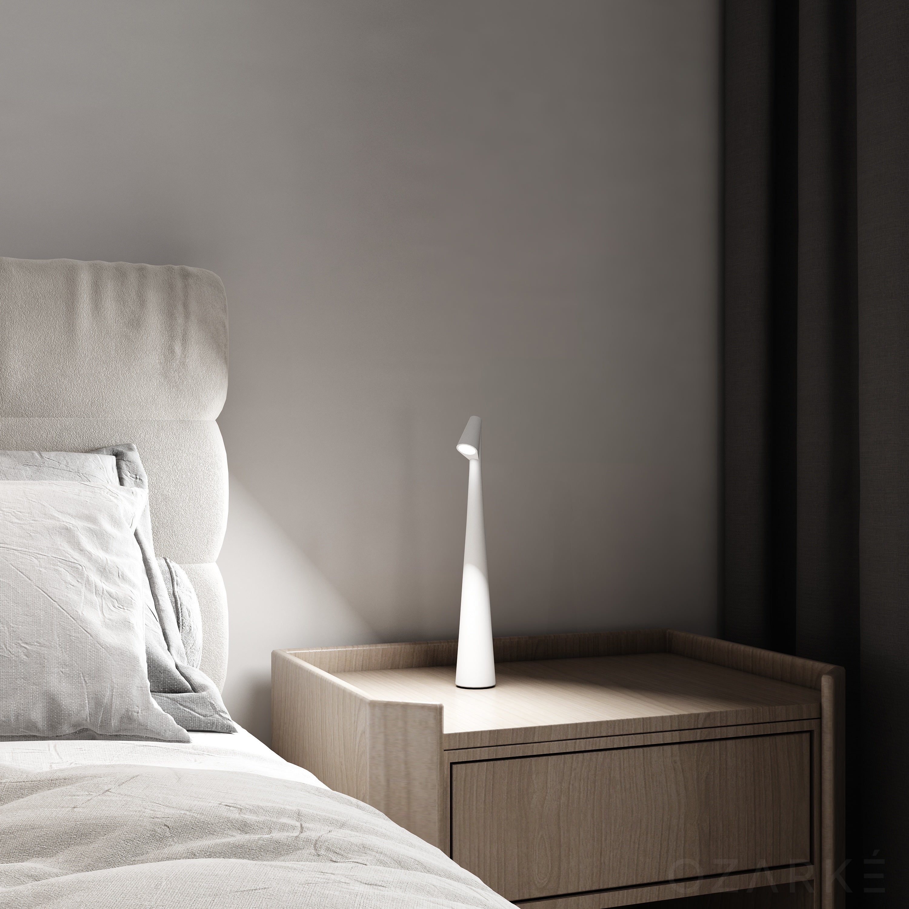LumiSlim - Lampe de table LED rechargeable au design élégant