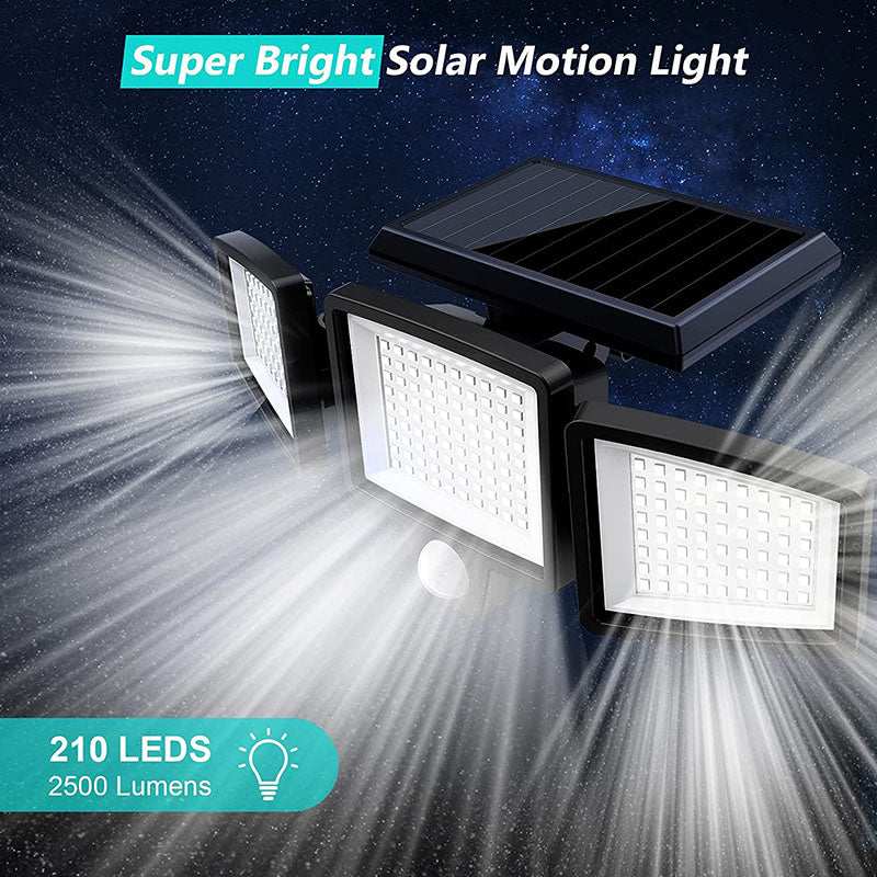 LumiSolar | Éclatante Lampe Solaire de Sécurité avec Détecteur de Mouvement 1