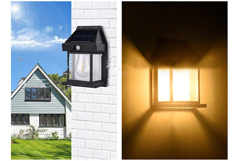 LumiSolar | Élégante Lampe Solaire Extérieur en Tungstène Durable 3