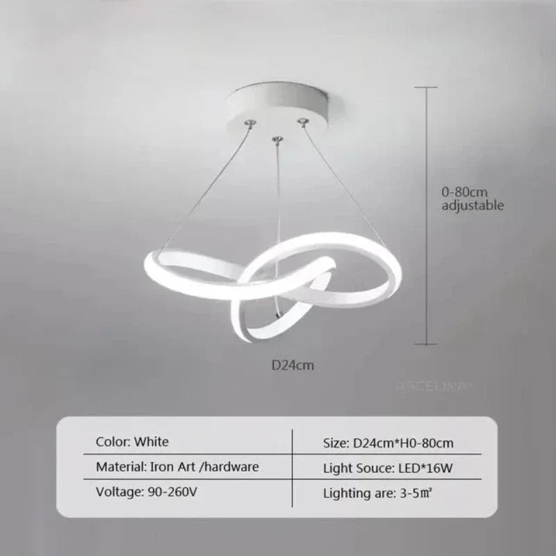 LumiWave | Élégant Plafonnier LED Design Pour Salon et Cuisine 6