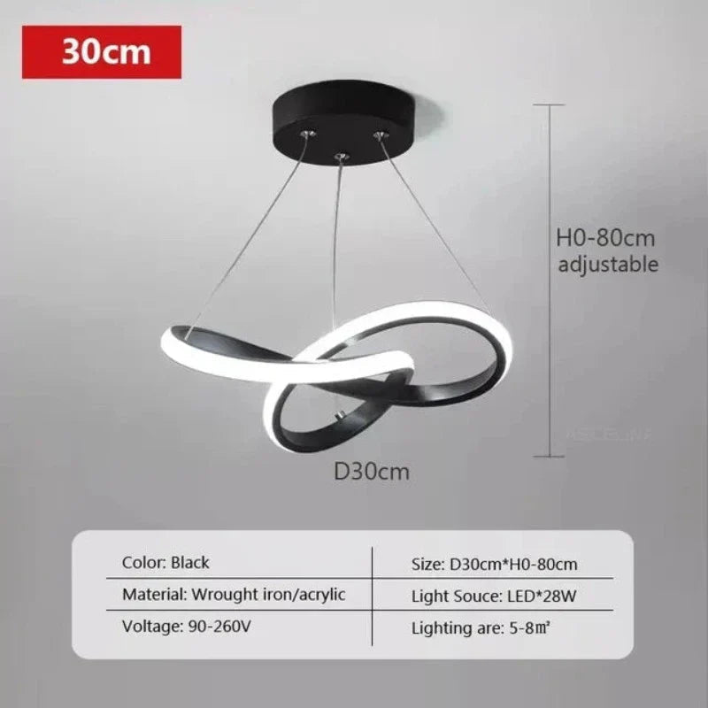 LumiWave | Élégant Plafonnier LED Design Pour Salon et Cuisine 7