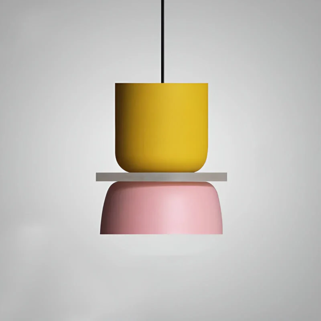 LumièreMacaron | Élégante Suspension LED Colorée pour Luminaire Chambre 0