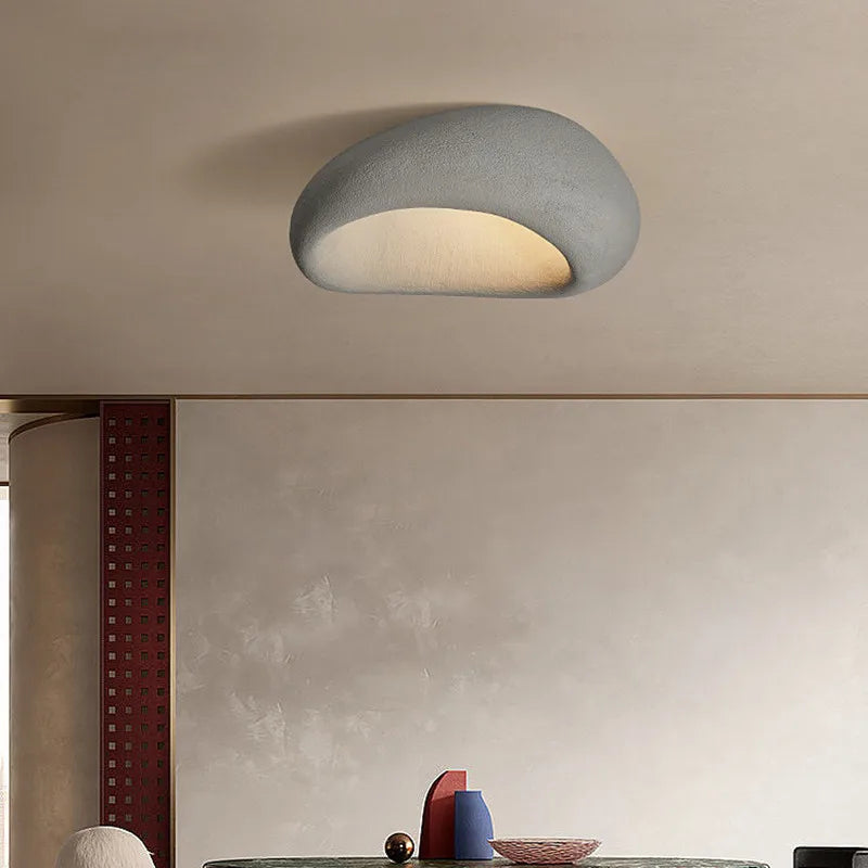 LumièreNaturelle | Élégant Plafonnier LED Design Wabi Sabi en Métal 3