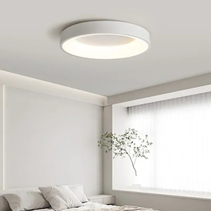 LumièreNordique | Élégant Plafonnier LED Design Rond Scandinave 3