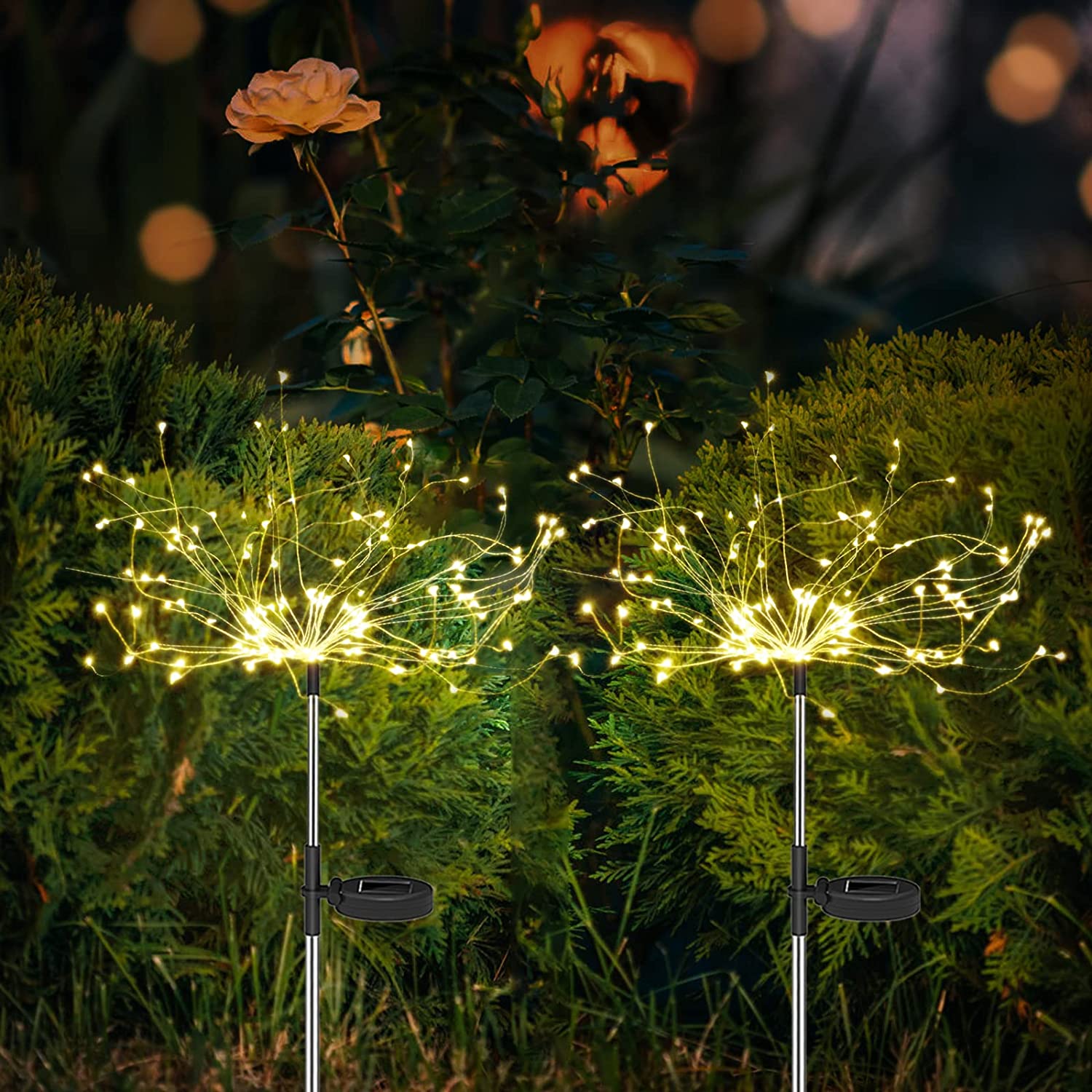 LumièreSolaire | Éblouissant Ensemble de 4 Lampes Solaire Jardin Extérieur 3
