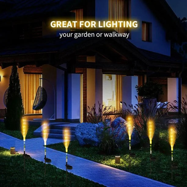 LumièreSolaire | Élégant Luminaire Solaire Extérieur en Osier Décoratif 4