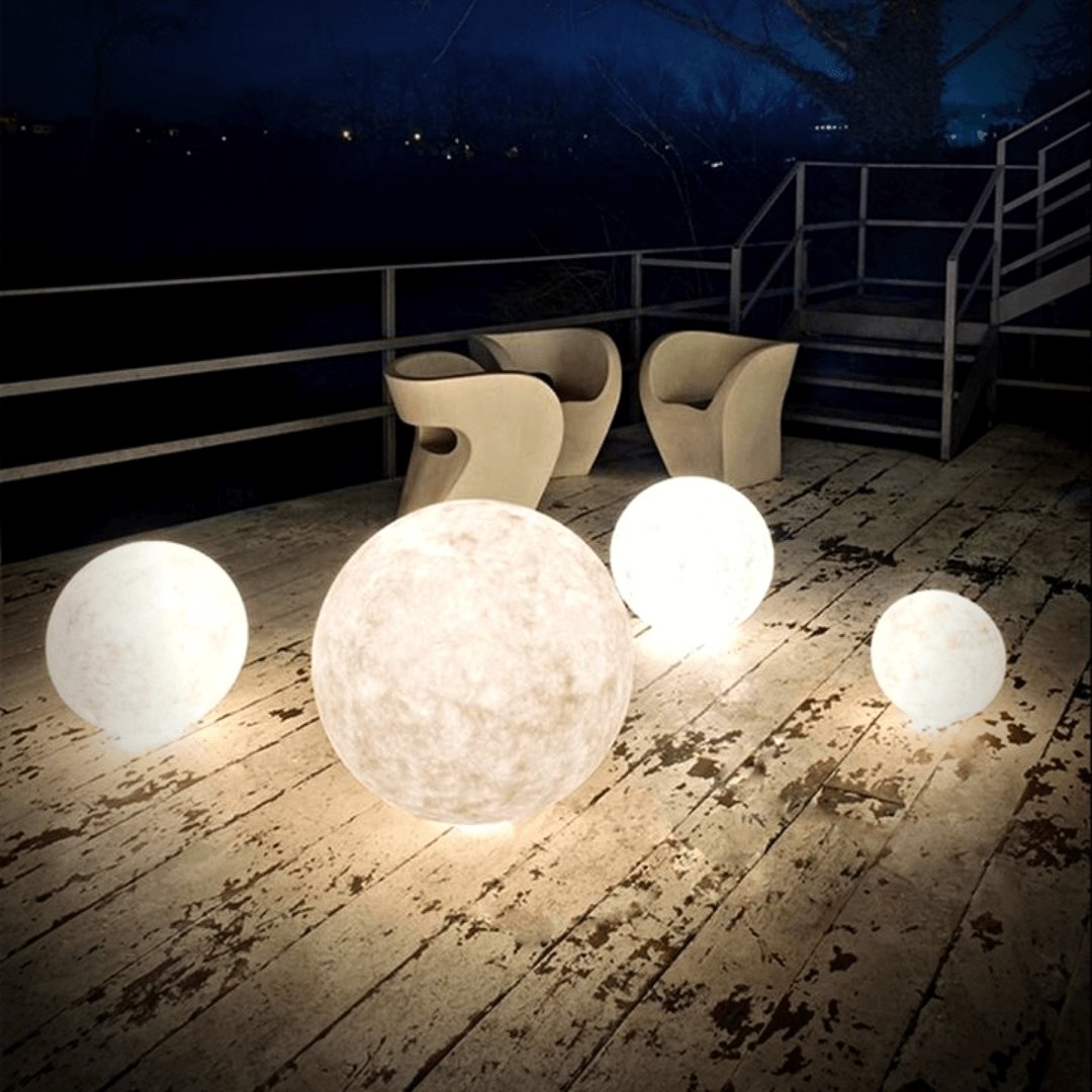 Lumière Lunaire | Lampe en 3D avec Commande Tactile et Support en Bois | Ambiance Apaisante pour Votre Intérieur 4