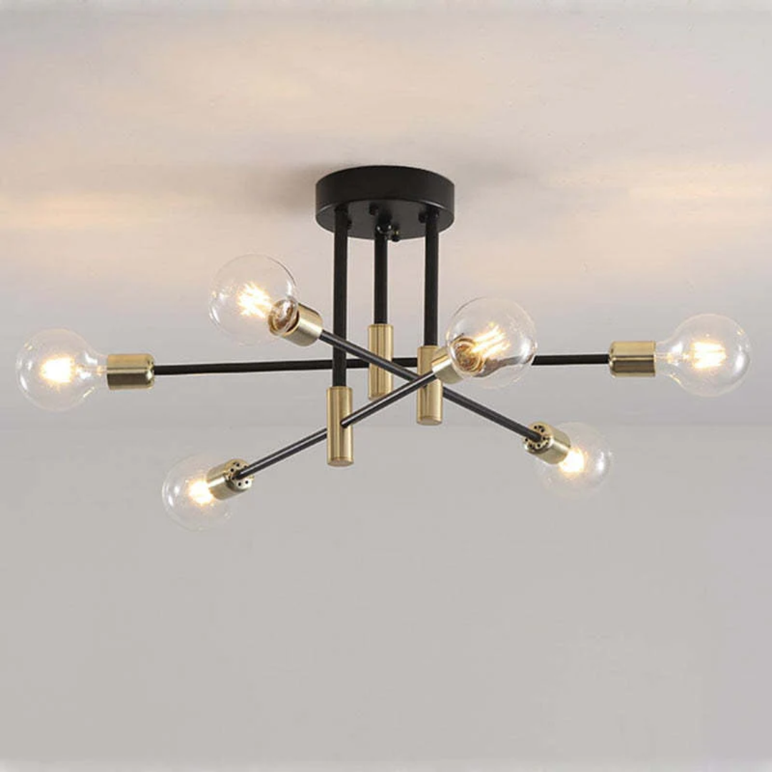 Lumière Royale | Élégant Plafonnier LED Design pour Salon et Chambre 4