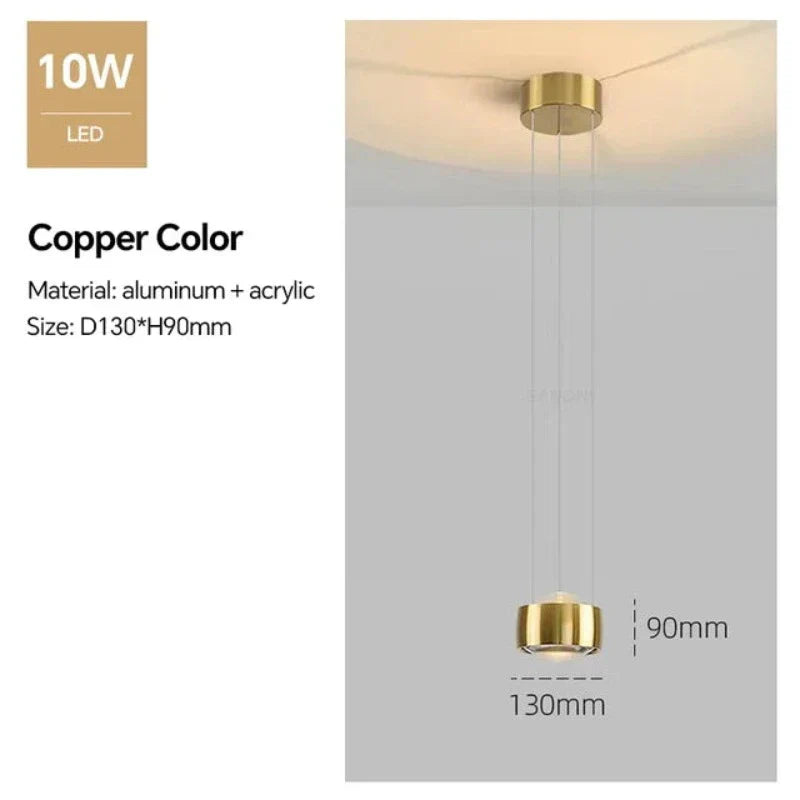Luminara | Élégante Lampe Suspendue en Métal pour Éclairage Moderne 8